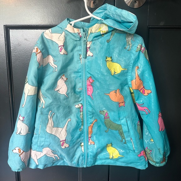 Color Changing Raining Cats & Dogs Raincoat - Picture 2 of 2